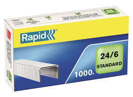 Nieten Rapid 24/6 gegalvaniseerd standaard 1000 stuks
