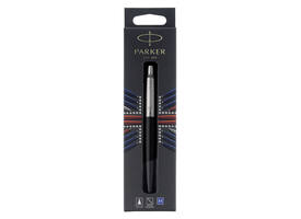 Balpen Parker Jotter Bond street black CT medium blister à 1 stuk