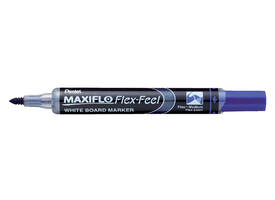 Whiteboardmarker Pentel MWL5SBF Maxiflo rond 1.5-4.5mm blauw