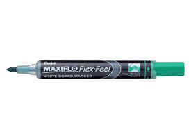 Whiteboardmarker Pentel MWL5SBF Maxiflo rond 1.5-4.5mm groen