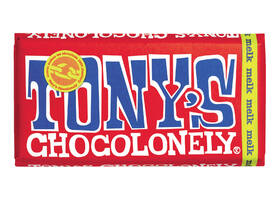 Chocolade Tony's Chocolonely melk reep 180gr