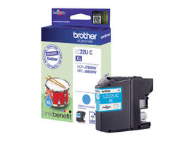 Inktcartridge Brother LC-22UC blauw