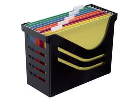 Hangmappenbox Djois Re-Solution + 5 hangmappen zwart