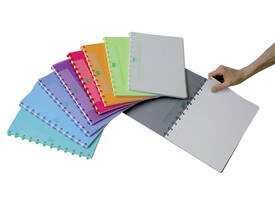 Schrift Adoc A4 ruit 5x5mm 144 pagina's 90gr assorti
