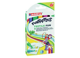 Viltstift edding 17 textiel fun rond 2-3mm set à 5 stuks