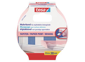 Afplaktape tesa®  Professional sensitive 25mx38mm roze