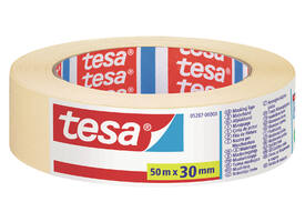 Afplaktape tesa®  Economy 30mmx50m geel