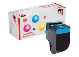 Tonercartridge Quantore alternatief tbv Lexmark C540H1CG blauw