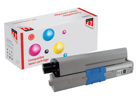 Toner Quantore alternatief tbv Oki 44973508 zwart