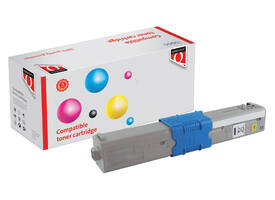 Toner Quantore alternatief tbv Oki 44469722 geel