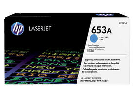 Tonercartridge HP CF321A 653A  blauw