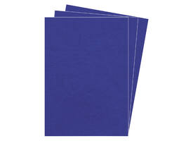 Voorblad Fellowes A4 lederlook royal blauw 100 stuks