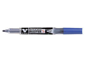 Whiteboardmarker Pilot rond extra fijn blauw