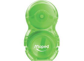 Puntenslijper Maped Loopy 1gaats met gum display á 24 stuks assorti