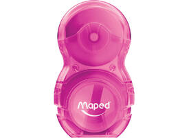 Puntenslijper Maped Loopy 1gaats met gum display á 24 stuks assorti
