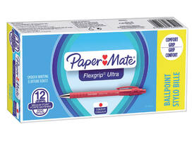 Balpen Paper Mate Flexgrip Ultra medium rood