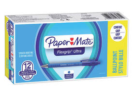 Balpen Paper Mate Flexgrip Ultra medium blauw