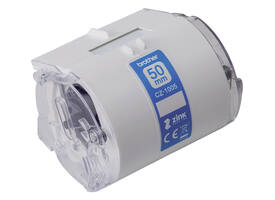 Etiket Brother CZ-1005 multifunctioneel 50mm 1 rol á 5m wit