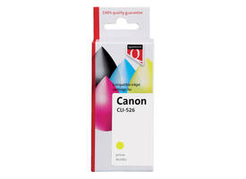 Inktcartridge Quantore alternatief tbv Canon CLI-526 geel