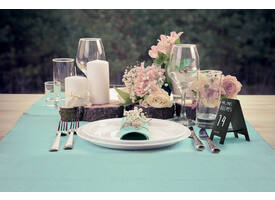 Krijtbord securit mini tafel set 5 stuks zwart