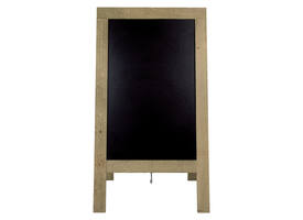 Stoepbord Securit 720x1310x40mm steigerhout