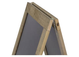 Stoepbord Securit 720x1310x40mm steigerhout