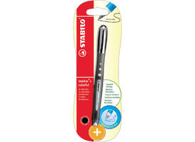 Rollerpen STABILO worker colorful 2019/46 M zwart blister à 1 stuk