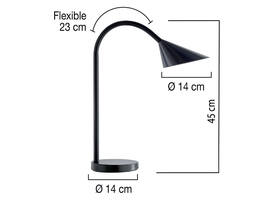 Bureaulamp Unilux Sol led zwart