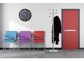 Wandklok Unilux Mega Ø 57.5cm zwart