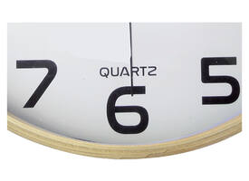 Wandklok Unilux Baltic hout wit