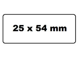 Labeletiket Quantore 11352 54x25mm adres wit 500 stuks