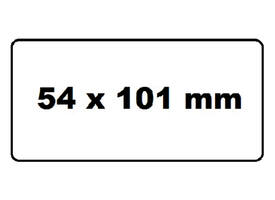 Labeletiket Quantore 99014 54x101mm adres wit
