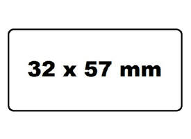 Labeletiket Quantore 11354 57mmx32mm adres wit 1000 stuks
