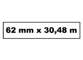 Labeletiket Quantore DK-22205 doorlopend 62mm 1 rol á 30m wit