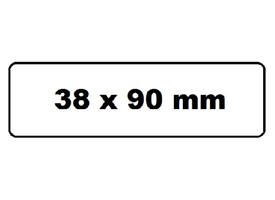 Labeletiket Quantore DK-11208 38x90mm adres wit 400 stuks