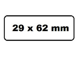 Labeletiket Quantore DK-11209 29x62mm adres wit 800 stuks