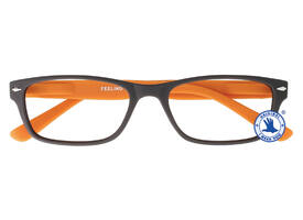 Leesbril I Need You +1.50 dpt Feeling bruin-oranje