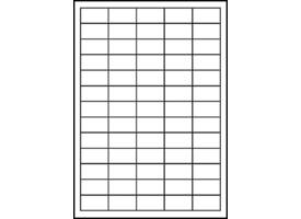 Etiket Avery 3666-200 38x21.2mm wit 13000 stuks