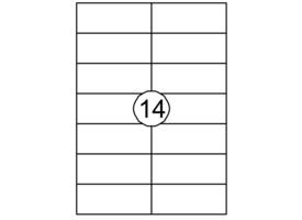 Etiket Quantore 105x42.4mm 1400 stuks
