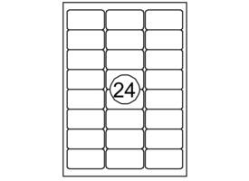 Etiket Quantore 63.5x33.9mm 2400 stuks