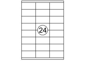 Etiket Quantore 70x35mm 2400stuks