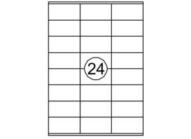 Etiket Quantore 70x36mm 2400 stuks