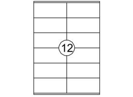Etiket Quantore 105x48mm 1200 stuks