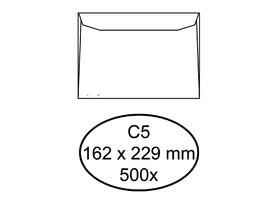 Envelop Quantore bank C5 162x229mm wit 500 stuks
