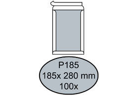 Envelop Quantore bordrug P185 185x280mm zelfklevend wit 100 stuks