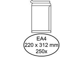 Envelop Hermes akte EA4 220x312mm zelfklevend wit doos à 250 stuks