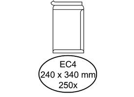 Envelop Quantore akte EC4 240x340mm zelfklevend wit 250 stuks