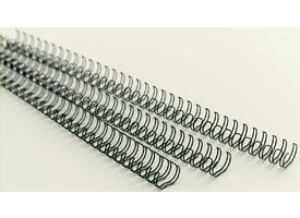 Draadrug GBC 11mm 34-rings A4 zilver 100 stuks