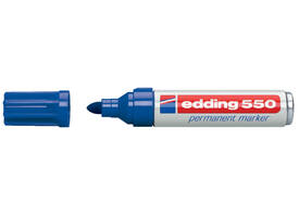 Viltstift edding 550 rond 3-4mm blauw