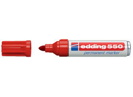 Viltstift edding 550 rond 3-4mm rood